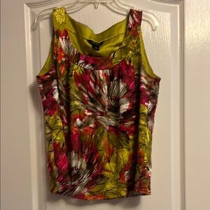 St John Floral Sleeveless Top - Multicolor